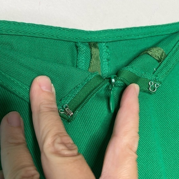Worth Kelly Green Rare Style One of a Kind Skirt Size 2 - Picture 6 of 9